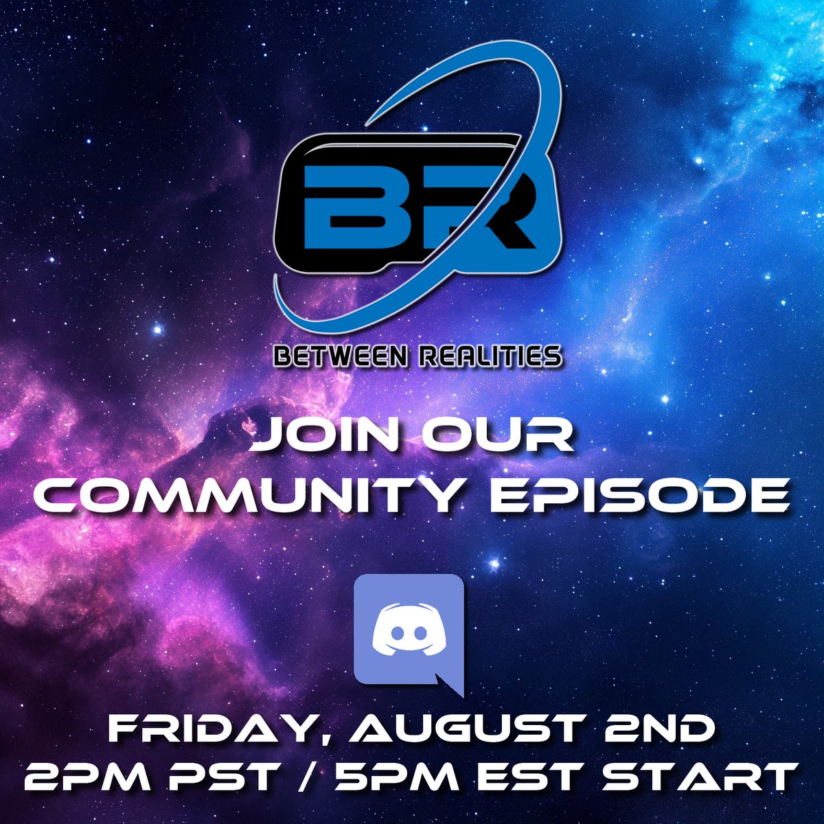 Between Realities - VR Podcast (@btweenrealities) on Twitter photo Be our guest this Friday, August 2nd, for our Community Episode! This is the finale of Season 8 and we and ๐๐ ๐๐๐ ๐๐๐๐๐๐๐๐ ๐๐๐ to join us to share your thoughts on VR, gaming, life, reality, or anything else.
Here's the form and details: form.jotform.com/242077810575156 Be our guest this Friday, August 2nd, for our Community Episode! This is the finale of Season 8 and we and ๐๐ ๐๐๐ ๐๐๐๐๐๐๐๐ ๐๐๐ to join us to share your thoughts on VR, gaming, life, reality, or anything else.
Here's the form and details: form.jotform.com/242077810575156
