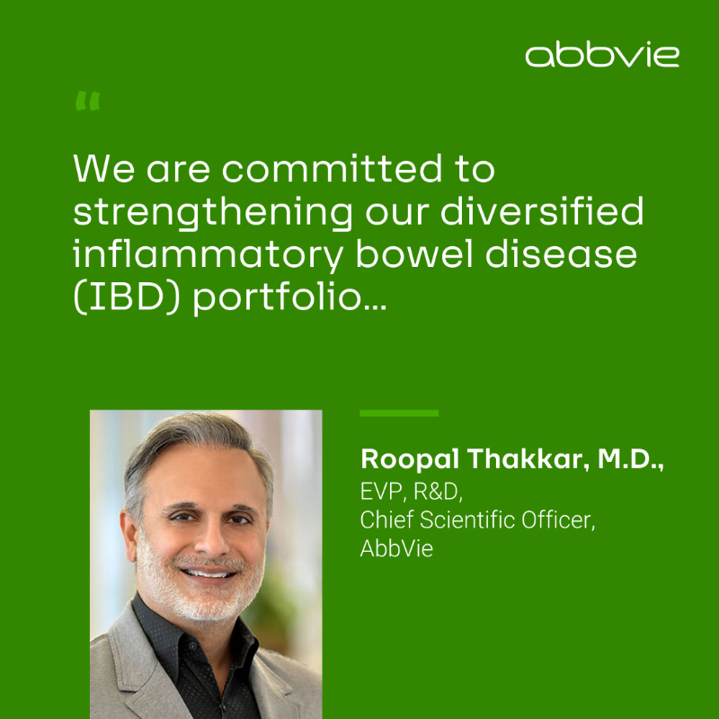 abbvie's tweet photo. We're committed to making a difference for people impacted by #IBD. Learn how we're working to reimagine the standards of care in an effort to transform the lives of patients: https://t.co/qs3pvTrCJR #UlcerativeColitis #CrohnsDisease