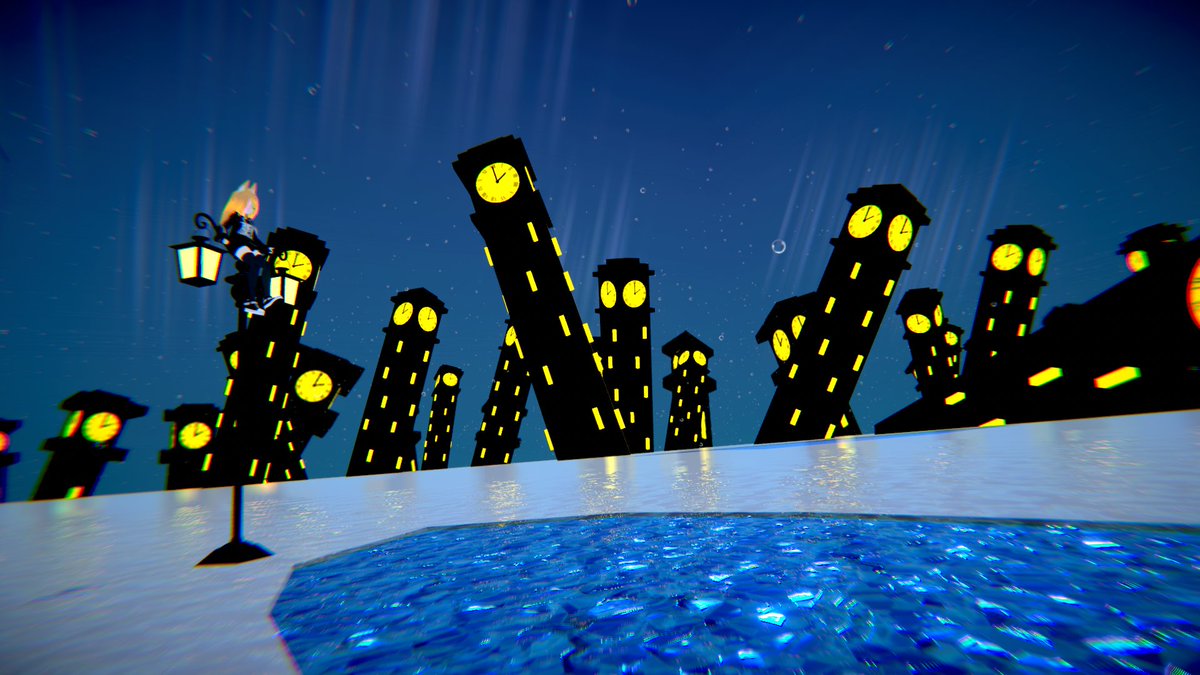 thedao77's tweet photo. ¿Ya has visitado mis Clocktowers en #VRChat?
Mapa inspirado en #AHatInTime 
Nombre: Memories Clocktowers
Platform: PC/Quest
Link:
https://t.co/LOAnDaE5X9 https://t.co/Zxi5c44kuS