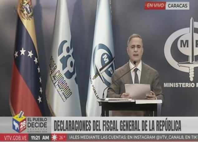 lubrio's tweet photo. Señala el Fiscal Genera Tarek William Saab que hay 749 delincuentes detenidos, 48 funcionarios militares y policías heridos, algunos de ellos de bala, y un militar fallecido en Maracay, producto de disparos por los "manifestantes". Da algunos casos: +