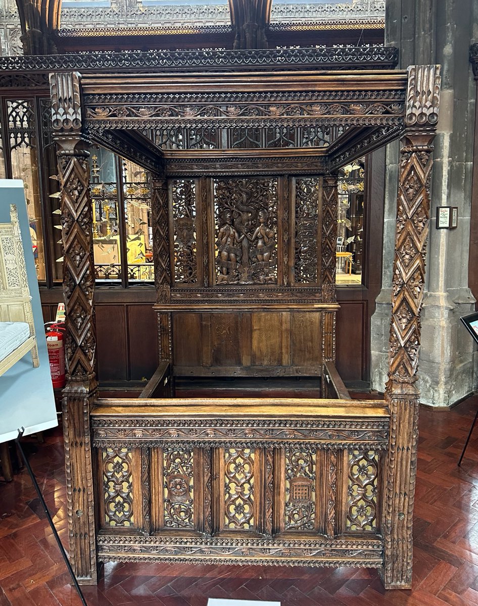 Peter N Lindfield (@peternlindfield) on Twitter photo Head to <a href="/ManCathedral/">Manchester Cathedral</a> tomorrow (31 July, 14.30–) for my free public lecture exploring #Tudor #forgeries by #Victorian Uppermill architect & antiquary George Shaw. We'll examine his fake #HericusVIIRex bed copied from the 1485 #Royal original, & other work, inc. the lectern. Head to <a href="/ManCathedral/">Manchester Cathedral</a> tomorrow (31 July, 14.30–) for my free public lecture exploring #Tudor #forgeries by #Victorian Uppermill architect & antiquary George Shaw. We'll examine his fake #HericusVIIRex bed copied from the 1485 #Royal original, & other work, inc. the lectern.