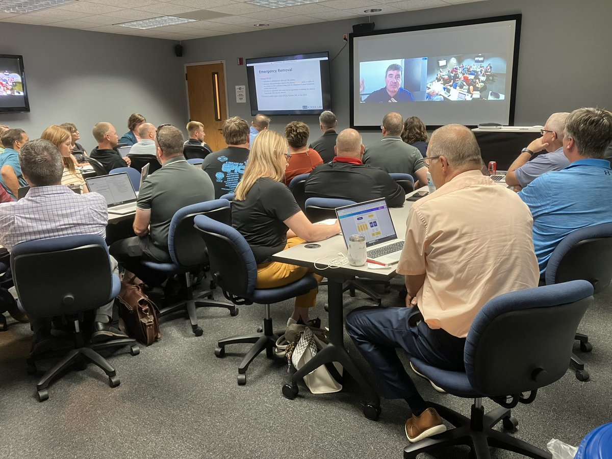 esu11kate's tweet photo. Thank you @btruhe for providing the Title IX training @esu11 this morning. #TurnItUpToESU11 @ESU11JohnP https://t.co/C3JPhyqdcw