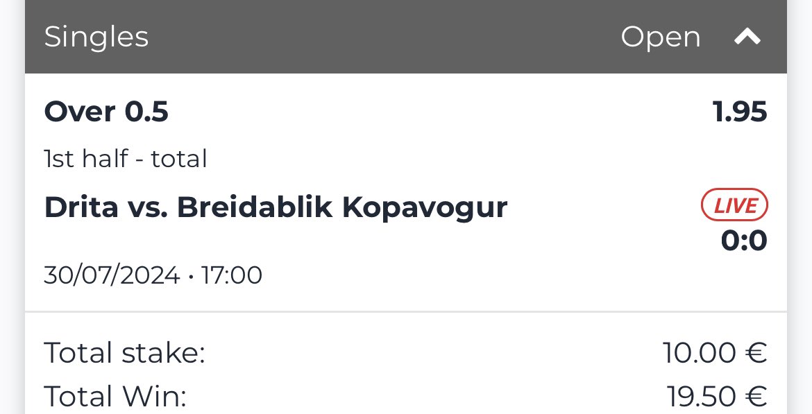 BonoboBets's tweet photo. Inplay🇪🇺 https://t.co/onliqy0vLu