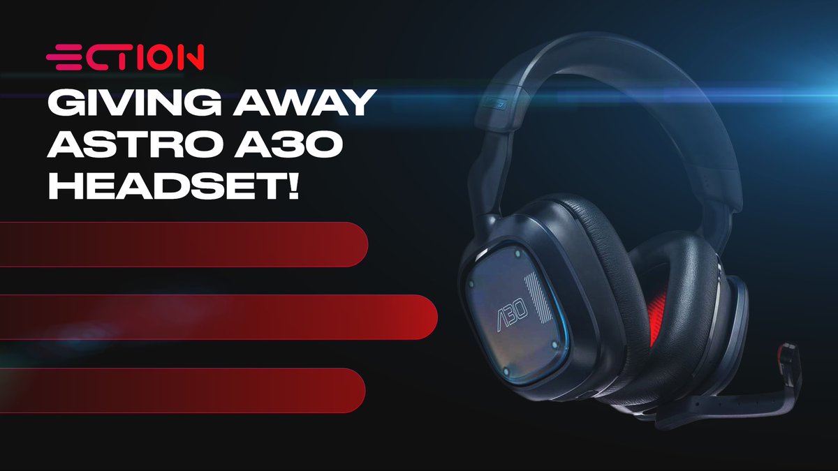Want to level up your gaming experience? We’re giving away Logitech G Astro A30 headset! 🎧  

To Enter:
✅ Follow us <a href="/ection_tv/">ection</a>
❤️ Like and RT this post
 
The winner will be chosen randomly and announced on Aug 7, so stay tuned! Good luck, everyone! 🍀 
#Giveaway #GamingHeadset