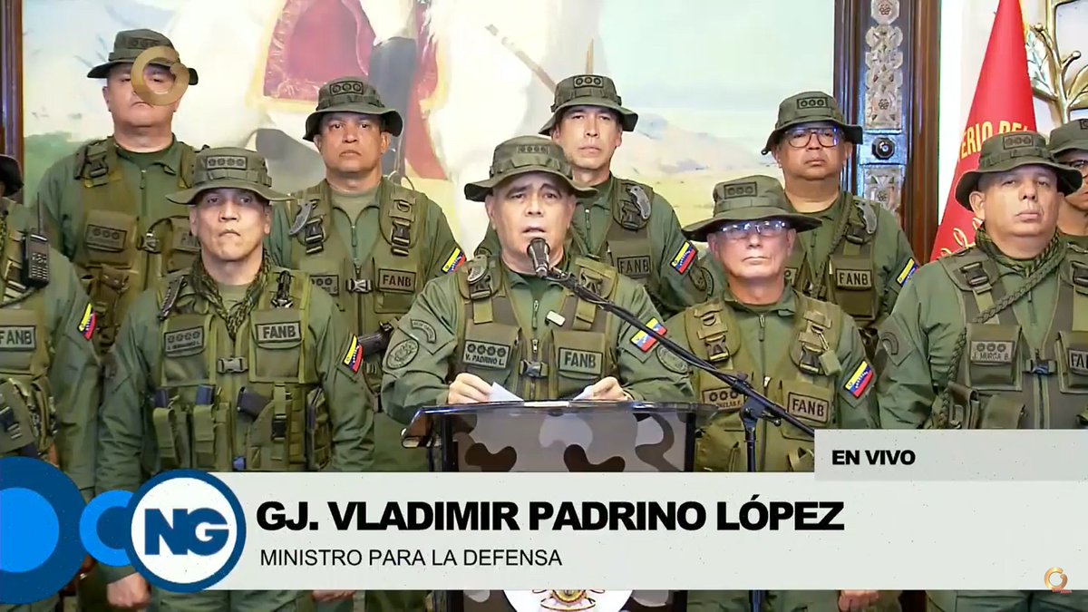 angelwmunoz's tweet photo. Balance del Ministro de Defensa, Vladimir Padrino López: 

 🔴23 efectivos militares y 25 funcionarios policiales heridos, producto de la violencia de grupos terroristas armados llamados "Comanditos"

🔴Asesinado el S/1 GNB, José Antonio Torrents Blanca en el estado Aragua https://t.co/LSCQ3rpCHC