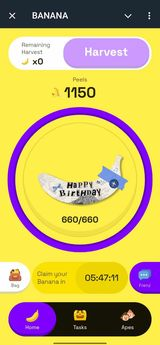 Gm, I want to invite you to the new Telegram airdrop. It just came out and it's still very early.
click this link to join
t.me/OfficialBanana…