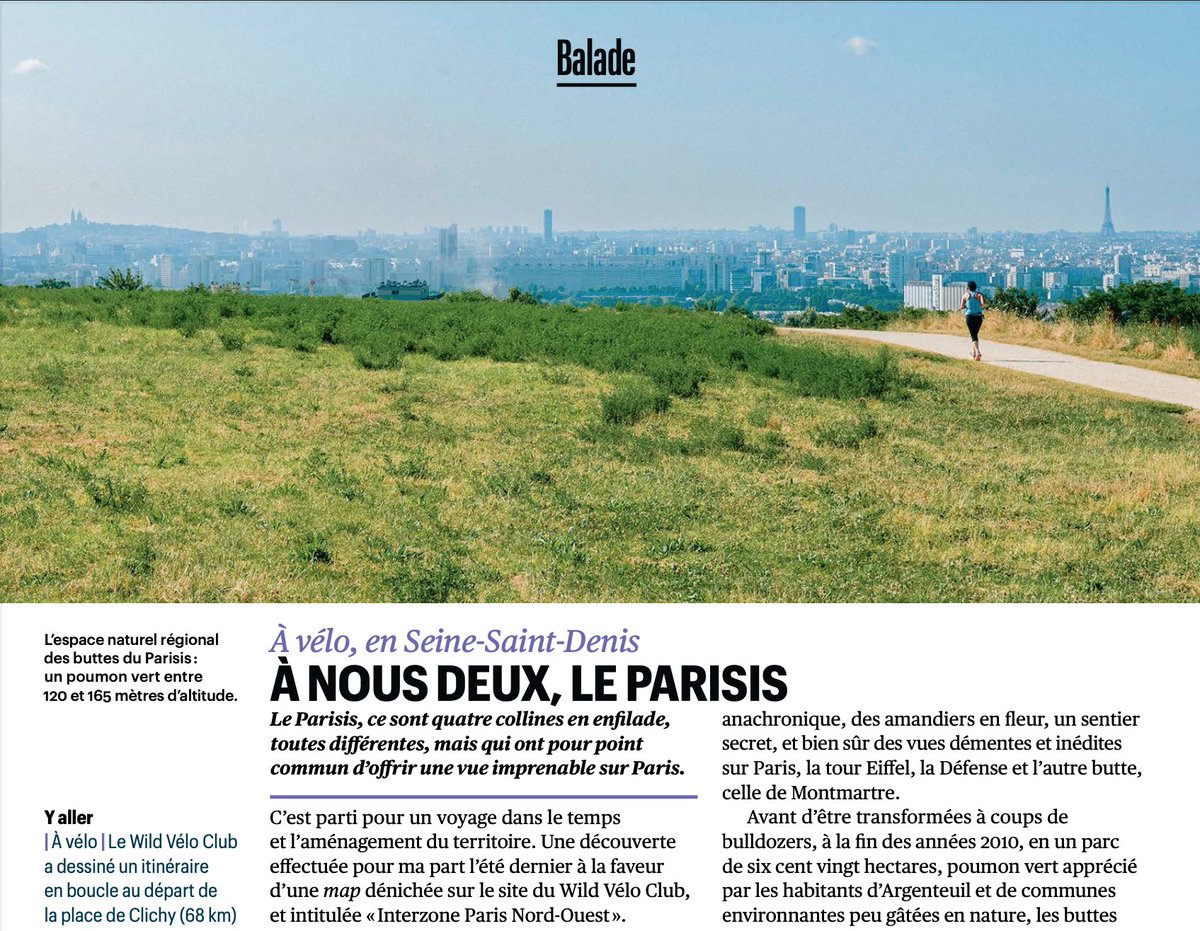 QuentinAPantin's tweet photo. Cette semaine, @TeleramaSortir nous emmène en vélo en Seine-Saint-Denis. Direction les collines du Parisis pour profiter de la nature et d'une vue imprenable sur la capitale. 👀🚴🏻‍♂️ https://t.co/QF6Eh7gcqZ