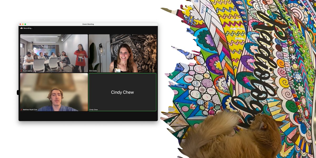 ErinCookeMD's tweet photo. Big thanks @ShiYunZhao to you &amp; your #medstudents for the opportunity to share about #MedArt #RadArt, #VisualThinkingStrategies, uncertainty, &amp; connection "across the pond" virtually at the University of Glasgow, &amp; to @VUmedicine med student Wyatt Cole for contributing! https://t.co/9h1tAqxzpE