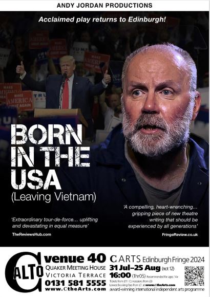 The Swallow Theatre (@swallowtheatre) on Twitter photo Shows at this year's <a href="/edfringe/">Edinburgh Festival Fringe</a> we've loved previously
<a href="/SwallowTheatre/">The Swallow Theatre</a>: <a href="/LeavingVietnam/">Born in the USA (Leaving Vietnam)</a>, now in a new edit retitled Born in the USA. It's a carefully crafted piece thoughtfully written and subtly performed by <a href="/R_Vergette/">Richard Vergette</a> and speaks of redemption, hope, compassion & understanding. Shows at this year's <a href="/edfringe/">Edinburgh Festival Fringe</a> we've loved previously
<a href="/SwallowTheatre/">The Swallow Theatre</a>: <a href="/LeavingVietnam/">Born in the USA (Leaving Vietnam)</a>, now in a new edit retitled Born in the USA. It's a carefully crafted piece thoughtfully written and subtly performed by <a href="/R_Vergette/">Richard Vergette</a> and speaks of redemption, hope, compassion & understanding.