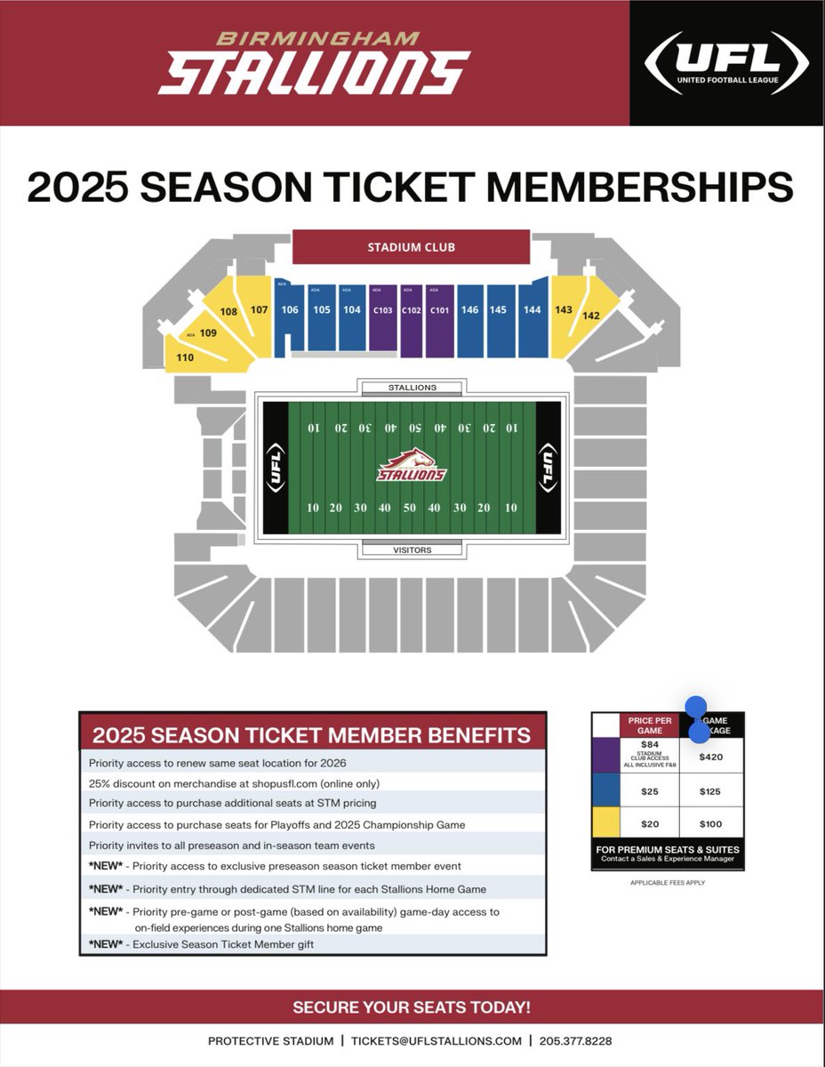 helvey_corey's tweet photo. @USFLStallions fans, season ticket renewals start NOW! Check your emails for details on renewing your seats! #GiddyUp #GoFor4 https://t.co/juRBWqEcBc