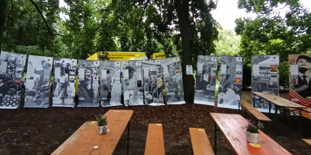 27.7. 2024
Fiesta de Solidaridad von Cuba sí
Parkaue
10367 Berlin-Lichtenberg
cuba-si.org/2875/fiesta-de…
Öffnungszeiten: 14 bis 22 Uhr

<a href="/cubasiberlin/">Cuba Sí</a> #Portugal #25aprile #Grandola #revolution #sozialismus #RevoluçãoDosCravos #RevolutionDesOeillets #CarnationRevolution <a href="/UnsereZeit_UZ/">Unsere Zeit</a>