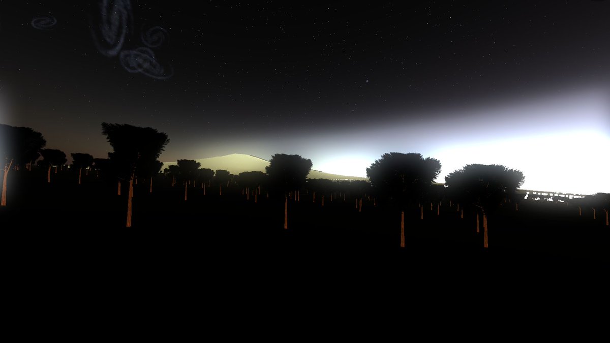 PjOuterspace's tweet photo. Exploring alien biospheres at night.

#space #videogame #gamedev https://t.co/2ZEK7M86iI