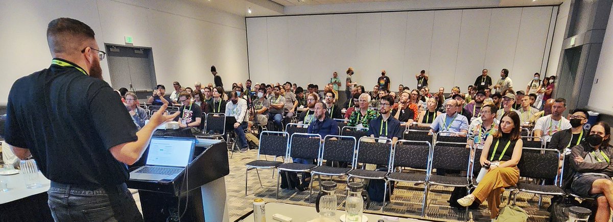 Neil Trevett (@neilt3d) on Twitter photo Great start to <a href="/siggraph/">ACM SIGGRAPH</a> 2024! Standing room only at the Khronos Fast Forward - everything you never dared to ask about Khronos standards in 60 minutes or less. Many more Khronos sessions during the week! khronos.org/events/siggrap… Great start to <a href="/siggraph/">ACM SIGGRAPH</a> 2024! Standing room only at the Khronos Fast Forward - everything you never dared to ask about Khronos standards in 60 minutes or less. Many more Khronos sessions during the week! khronos.org/events/siggrap…