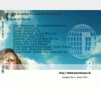 discothequeplus's tweet image. E essa compilação que eu disponibilizei na internet há 25 anos? Que coisa linda. Nem lembro onde eu guardava, deve ter expirado há anos. Por conta de direitos autorais eu nem faço mais isso e tampouco mixo e coloco no ar. Coloco no celular e tá tudo certo.
Procure no Youtube!