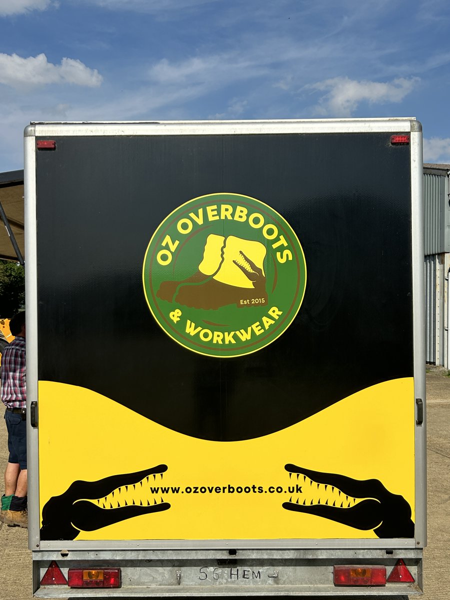 Oz OverBoots (@ozoverboots) on Twitter photo Wow, just picked up the show trailer from <a href="/FinchSigns/">Finch Signs Ltd</a> and it looks AMAZING! ๐คฉ Their design and wrap job is top-notch! Can't wait to show it off at Blakesley Show on Saturday! 
#FinchSigns #ShowTrailer #Impressed #GraphicDesignWin ๐จ๐ Wow, just picked up the show trailer from <a href="/FinchSigns/">Finch Signs Ltd</a> and it looks AMAZING! ๐คฉ Their design and wrap job is top-notch! Can't wait to show it off at Blakesley Show on Saturday! 
#FinchSigns #ShowTrailer #Impressed #GraphicDesignWin ๐จ๐