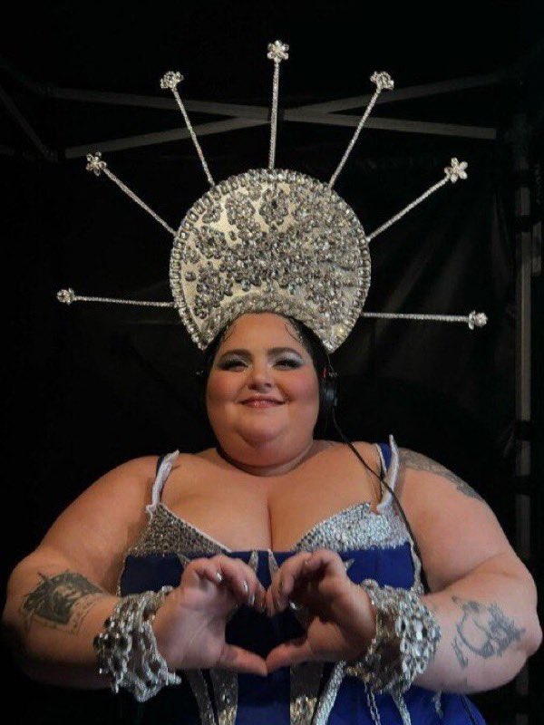 Photo de Barbara Butch lors de la cérémonie d’ouverture des JOP de Paris 2024