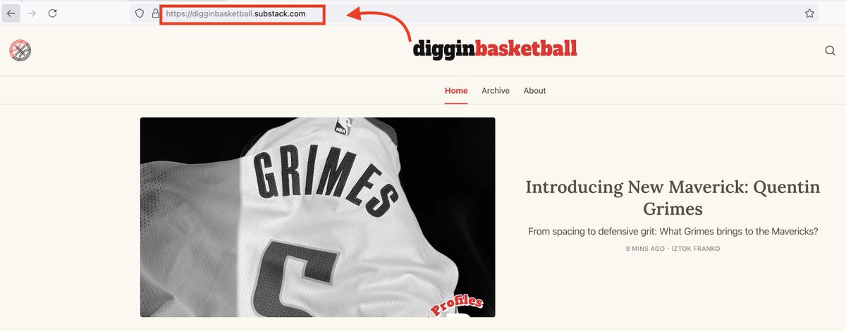 After much thought and motivation from many people, I've decided to launch a Substack called Digginbasketball (LINK IN MY BIO).

I appreciate y'all taking a look &amp; sharing this tweet if you like it to help me reach more #MFFL🙏

Quentin Grimes deep-dive already waiting there  👀