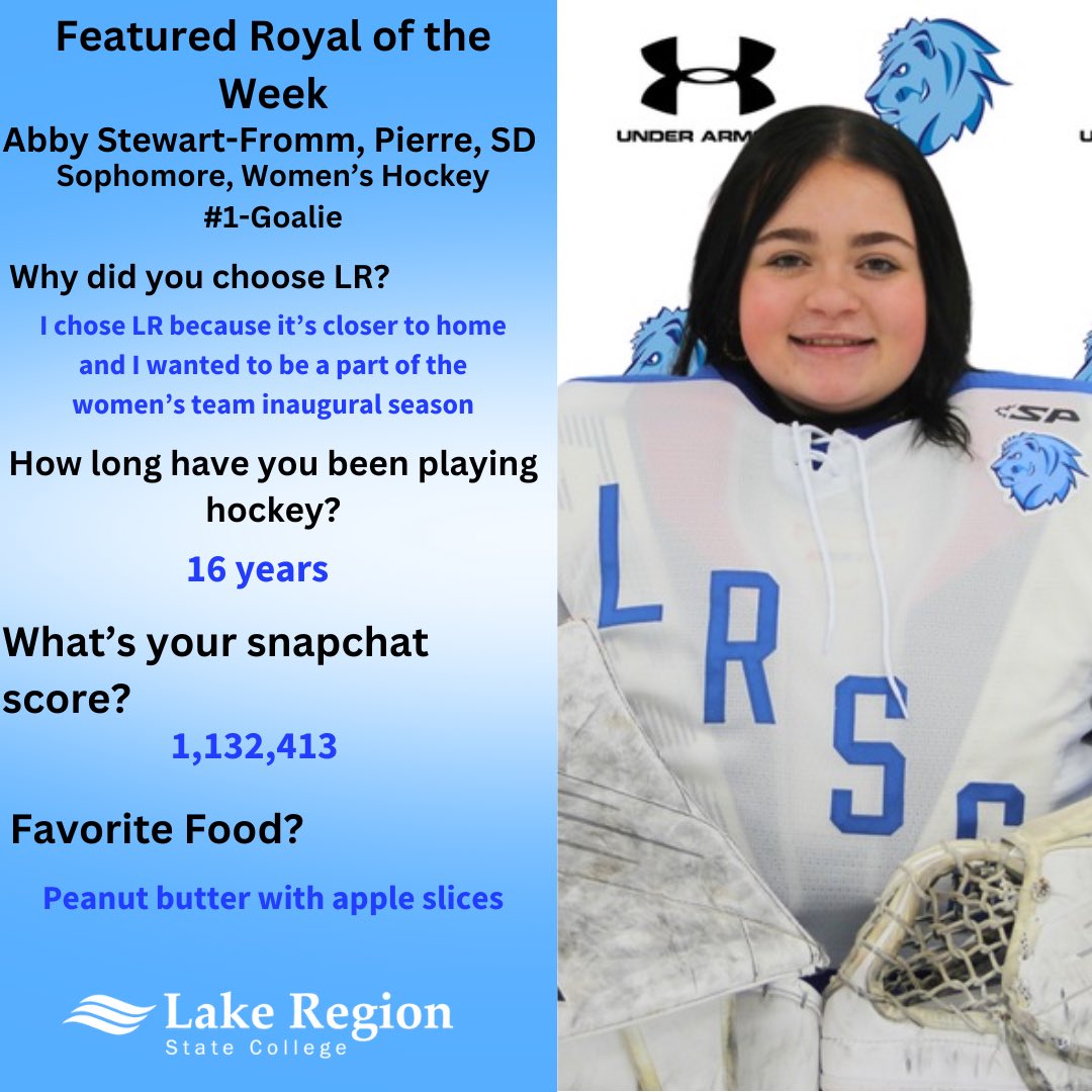 LRSCWHky's tweet image. Introducing our first player spotlight for the 24-25 season‼️🦁