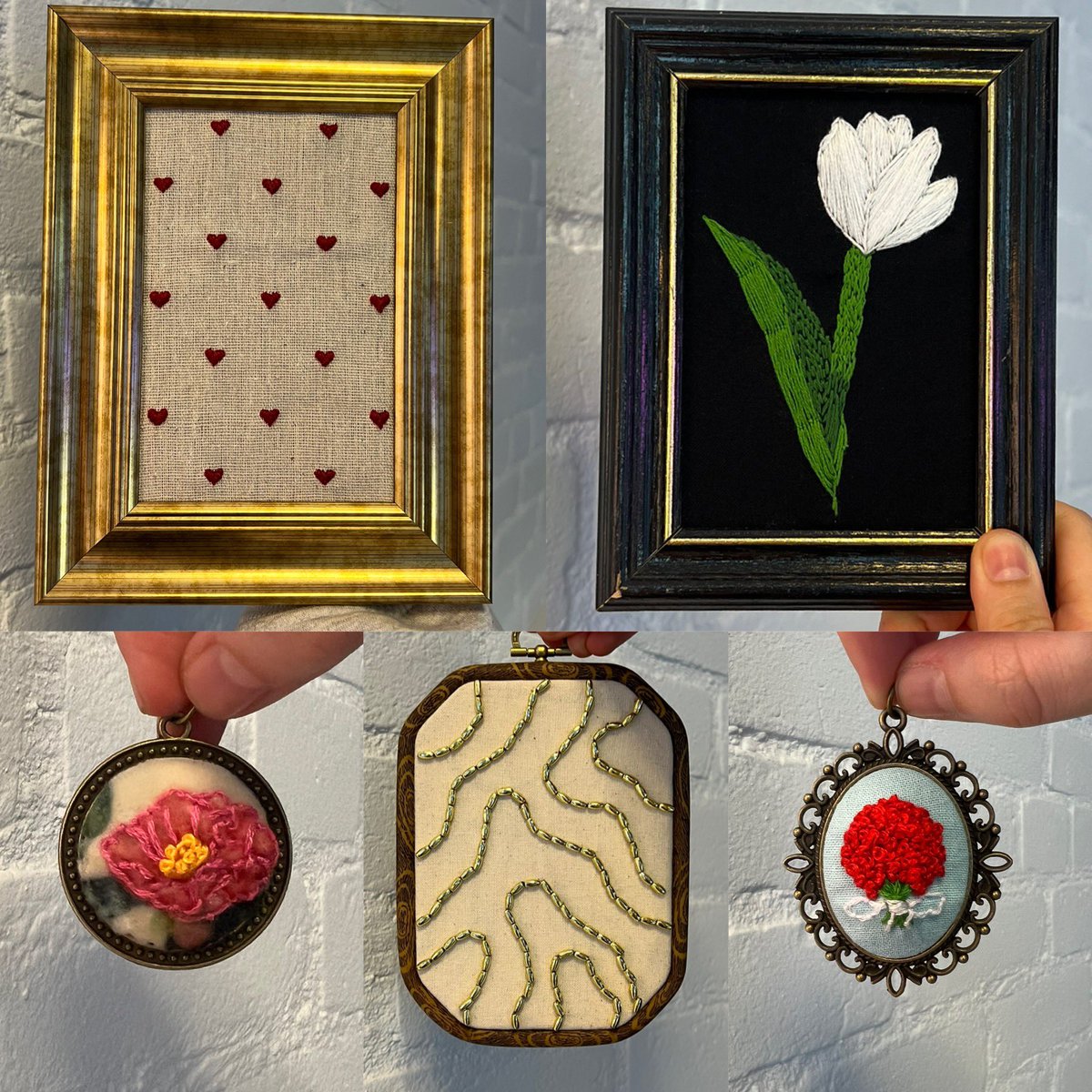 ichessicarabbit's tweet photo. Happy World Embroidery Day 2024 🤩🪡🧵🤍
30th July and here’s all 30 pieces I’ve made since I fully threw myself into the wonderful world of embroidery 🌐

The last slide includes my 5 pieces for sale right now, if you would like one just drop me a message 🖼️💎 https://t.co/krellzEXcw