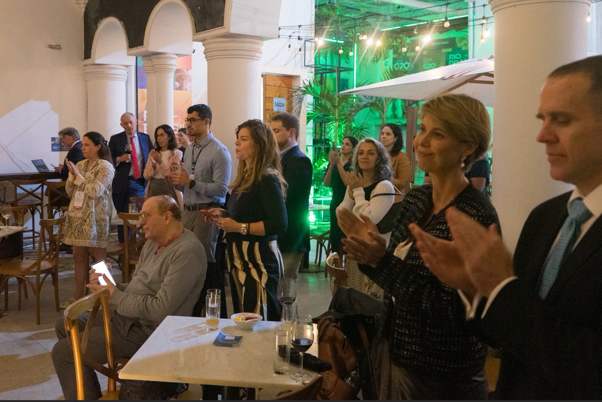 ACLatAm's tweet photo. ๐ง๐ท ๐บ๐ธ With @ACGeoEcon, we hosted a reception during the #G20 Ministerial meetings last week in Rio. Celebrating 200 years of US-Brazil relations, @USAmbBR Amb. shared a clear vision for the future. #ACatG20 #ACBrazil https://t.co/wNEnEivcuT