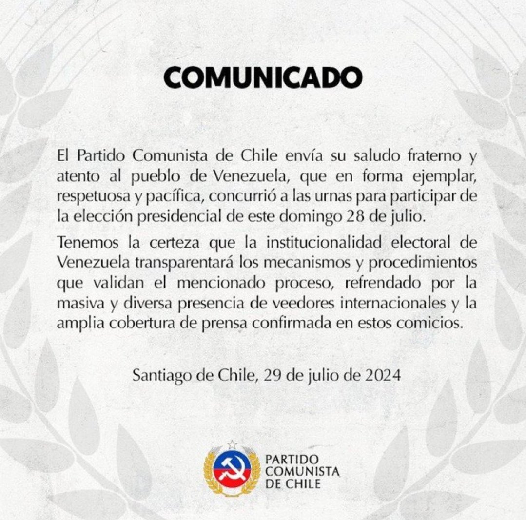 PatrickJRiaivas's tweet photo. NO MAS COMUNISTAS EN CHILE. 
NO MAS @IraciHassler 
NO MAS @camila_vallejo 
NO MAS @LorenaPizarroS 
NO MAS @carmen_hertz 
NO MAS @KarolCariola 
NO MAS @FlorenciaLagosN 
NO MAS @AlePlacenciaC 
NO MAS @daniel_nunez_a 
NO MAS @danieljadue https://t.co/Eofc0tInTn