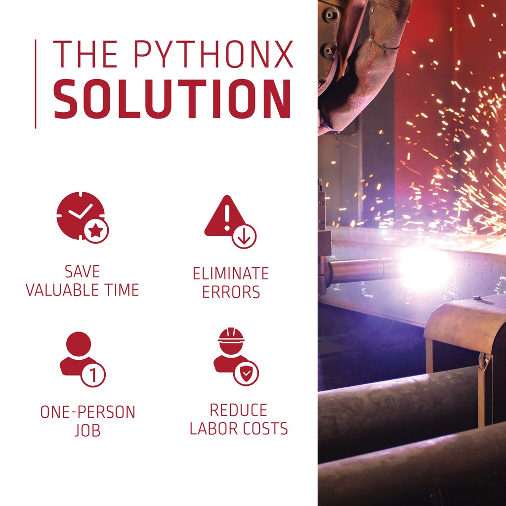 LE_Automation's tweet image. Industry challenge ➝ Solution | #Steelfabricators are facing several challenges globally, including fluctuating steel prices, labor shortages, stricter env. regulations & more. PythonX systems can help!🦾💥
pythonx.com/pythonx-struct…
#PythonX #lincolnelectric #LEA