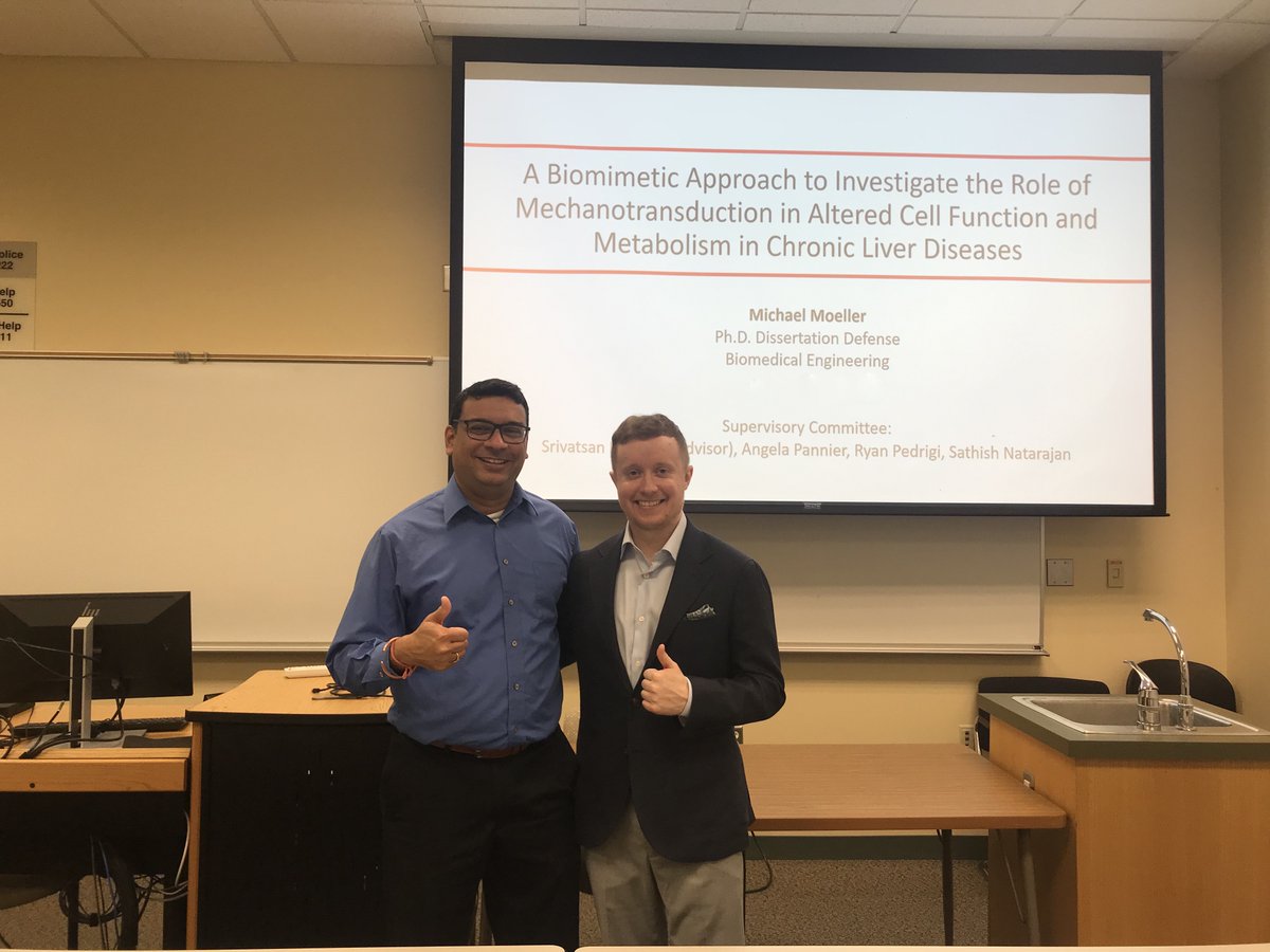 Sri Kidambi (@prof_kidambi) on Twitter photo Congratulations to Dr. Michael Moeller for successful PhD defense. #ProudPI PhD#10 from <a href="/Prof_Kidambi/">Sri Kidambi</a>
lab. <a href="/UNLincoln/">University of Nebraska-Lincoln</a> <a href="/NebEngineering/">Nebraska Engineering</a> <a href="/UNLresearch/">Nebraska Research</a> Congratulations to Dr. Michael Moeller for successful PhD defense. #ProudPI PhD#10 from <a href="/Prof_Kidambi/">Sri Kidambi</a>
lab. <a href="/UNLincoln/">University of Nebraska-Lincoln</a> <a href="/NebEngineering/">Nebraska Engineering</a> <a href="/UNLresearch/">Nebraska Research</a>