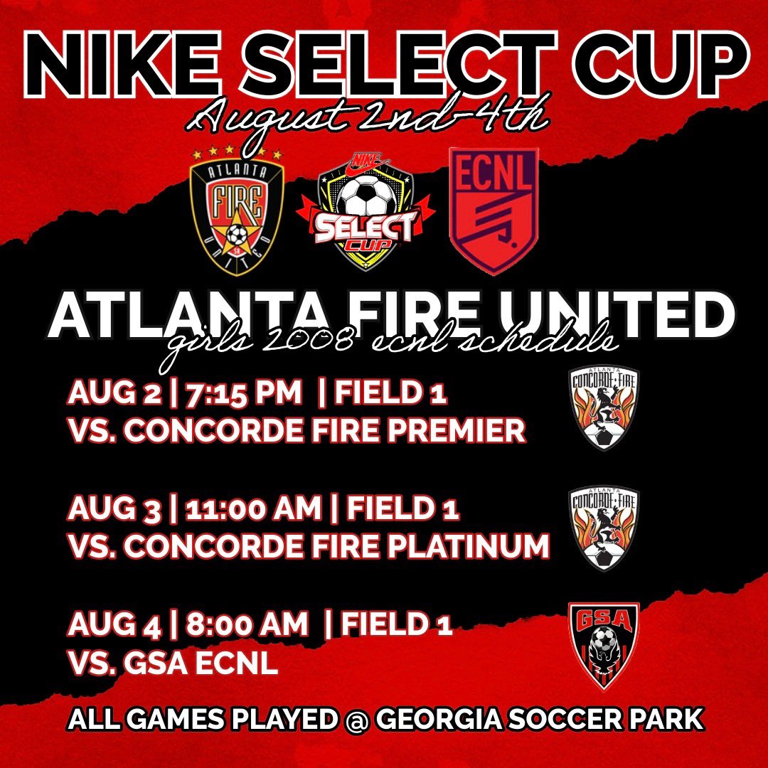 Gabby Garnett (@gabbygarnett) on Twitter photo Here’s my schedule for this weekend’s tournament! So excited to get the season started! <a href="/AFU_2008_ECNL/">Atlanta Fire United 08G ECNL</a> Here’s my schedule for this weekend’s tournament! So excited to get the season started! <a href="/AFU_2008_ECNL/">Atlanta Fire United 08G ECNL</a>