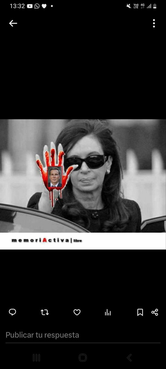 La misma que mando a matar a Nisman?