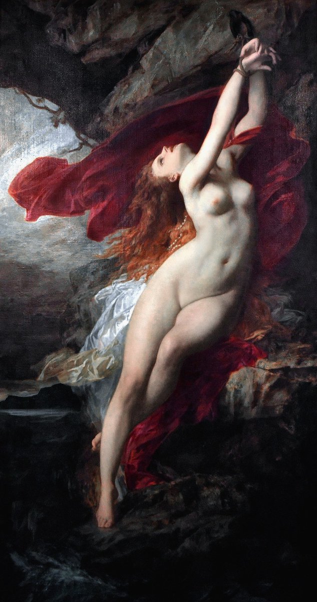 Angelica Attached to the Rock, 1869, by Jules-Louis Machard