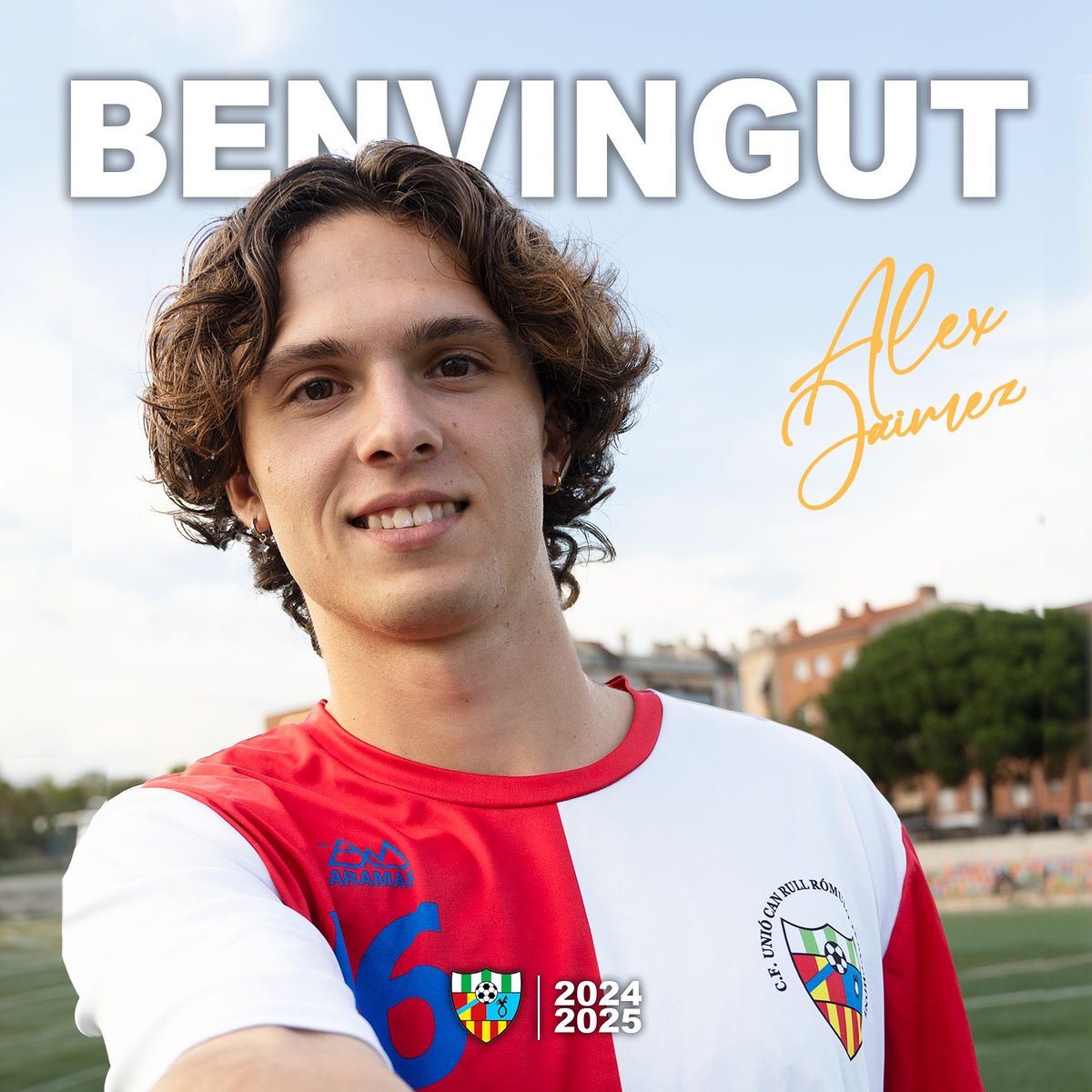 𝗙𝗶𝘁𝘅𝗮𝘁𝗴𝗲 𝟭𝗲𝗿 𝗘𝗾𝘂𝗶𝗽‼️

L'extrem 𝐀𝐥𝐞𝐱 𝐉𝐚𝐢𝐦𝐞𝐱 "𝐉𝐚𝐥𝐨" prové de la <a href="/cflaromanica/">LA ROMA 💙</a> (Segona Catalana) i és un jugador molt polivalent, amb protecció i sacrifici. 

Benvingut Jalo👏🏼

#FeelTheRull #FutbolCatala #Canrull