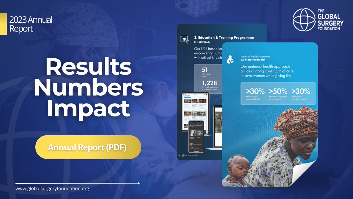 2023 was a record-breaking year for growth &amp; frontline impact for the Global Surgery Foundation.

We extend our heartfelt thanks to our donors, partners, &amp; volunteers for making this work possible.

👉 Click here for our 2023 results: globalsurgeryfoundation.org/news/2024/2023…