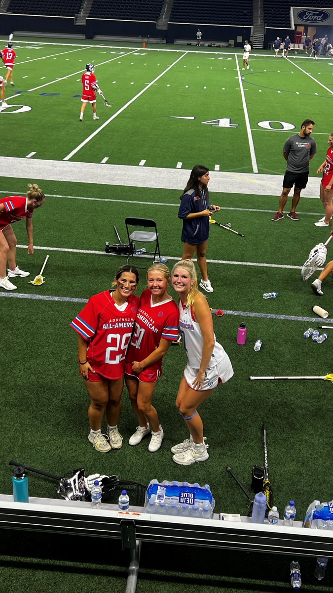 Congratulations to Jenna, Maci and Gabby on competing at the Adrenaline All-American game! Can't wait to see you all in black &amp; gold this season!🐯

#GohTigers