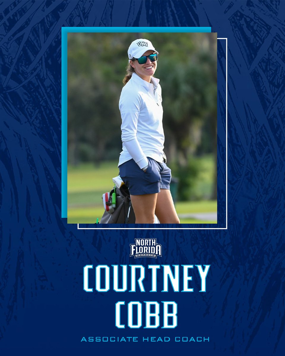 UNFOspreys's tweet photo. 𝘼 𝙣𝙚𝙬 𝙚𝙧𝙖 𝙤𝙛 𝙐𝙉𝙁 𝙂𝙤𝙡𝙛 ⛳️

Scott Schroeder has been named UNF's Director of Golf, while Courtney Cobb has also been elevated to Associate Head Women's Golf coach!

🗞️ >> https://t.co/mZhZDNw7F5

#BirdiesOfPrey https://t.co/a2OBMCR4oy