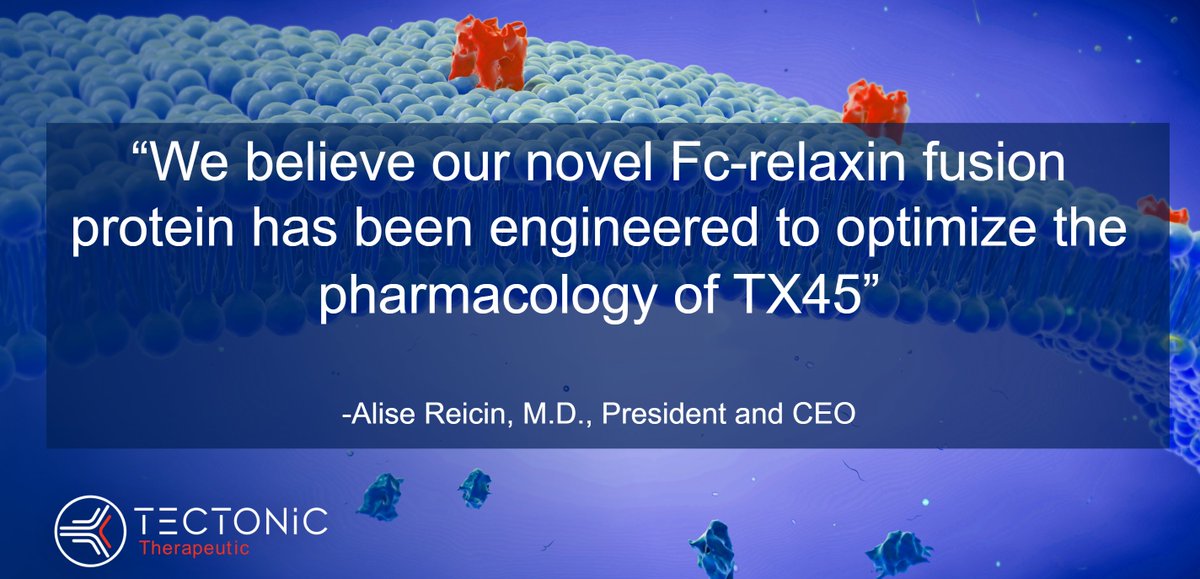 We are pleased to announce our US IND clearance for our lead program, TX45 investors.tectonictx.com/news-releases#… #ClinicalTrials