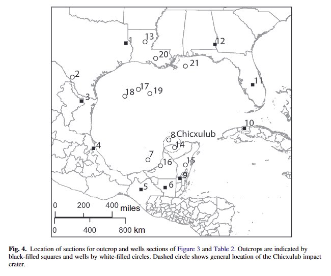 Dr. John Snedden's paper reconstructs the paleogeographic and depositional environments of the Gulf of Mexico and adjacent areas immediately preceding the Chicxulub impact, which marked the end of the Cretaceous period. More information is here: doi.org/10.1144/sp545-…