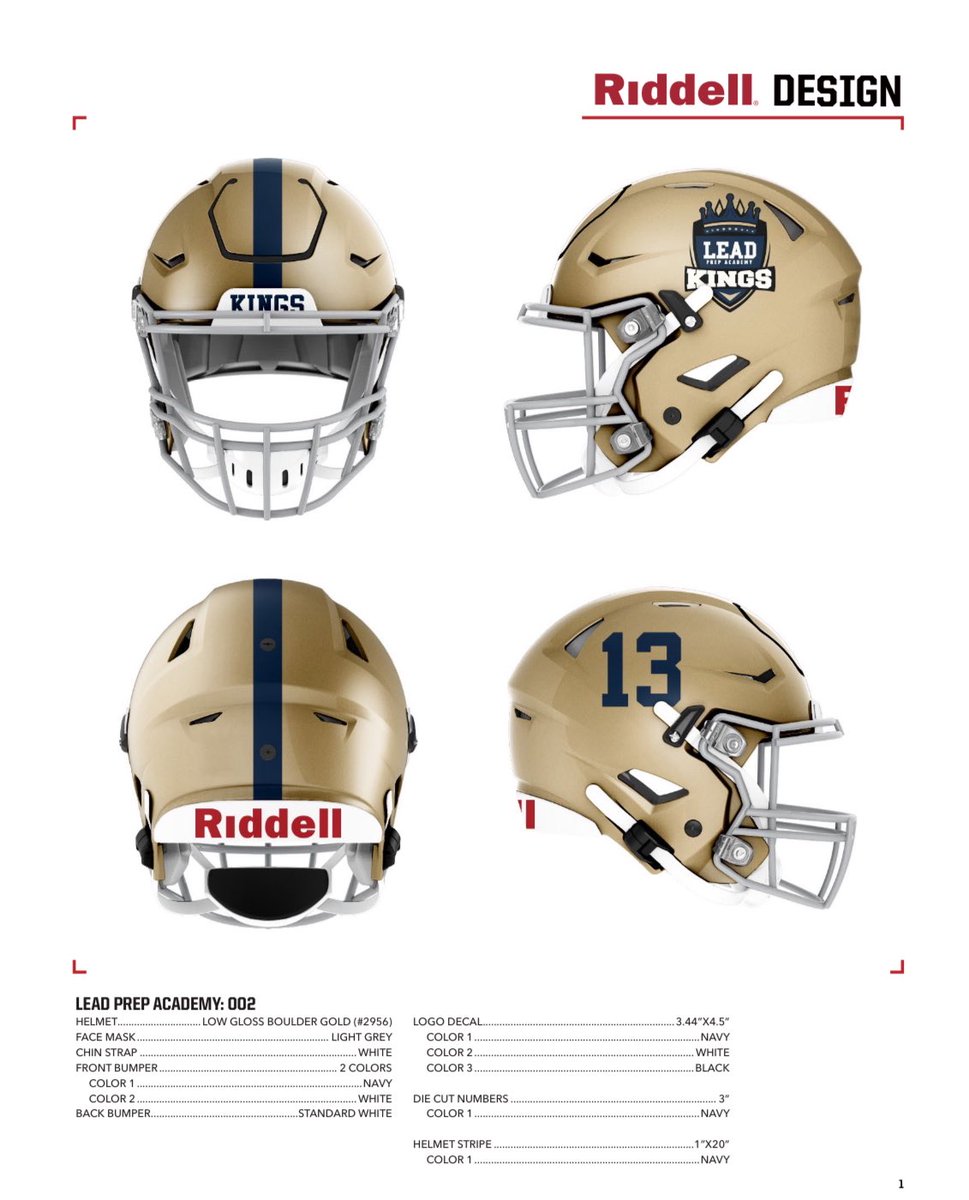 LEADPrepAcad's tweet image. Crown for a #KING! 
#THEPROG24M x @RiddellSports
