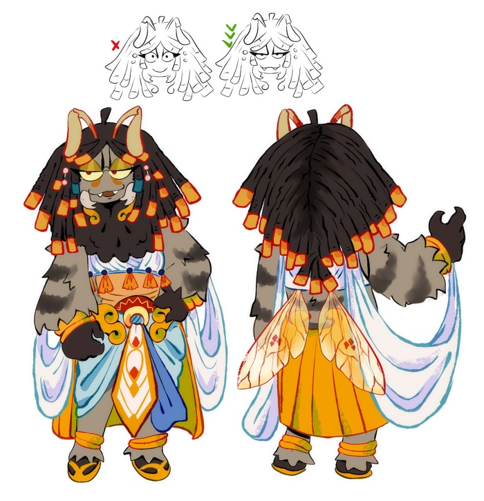 Pariambod1's tweet image. Bastet, Anubis, but they are insects