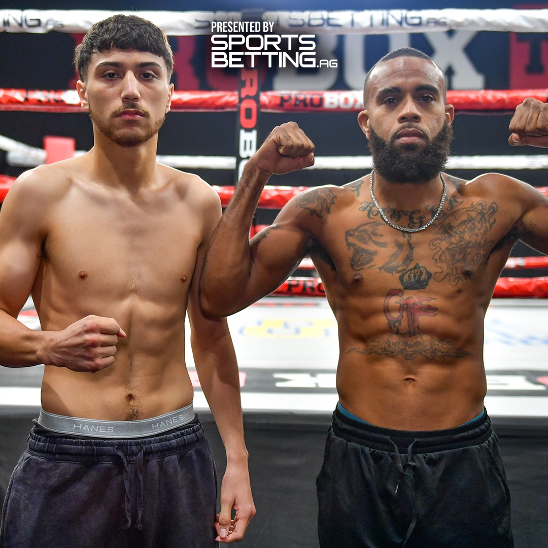 ProBoxTvEspanol's tweet image. ¡LOS PESOS ESTÁN LISTOS! 👊💪
Disfruta este evento EN VIVO MAÑANA en nuestra aplicación ProBoxTV
Descárgala ahora GRATIS❗
Presentado por: Sportsbetting.ag
#ProBoxTV #boxinglive #boxeo