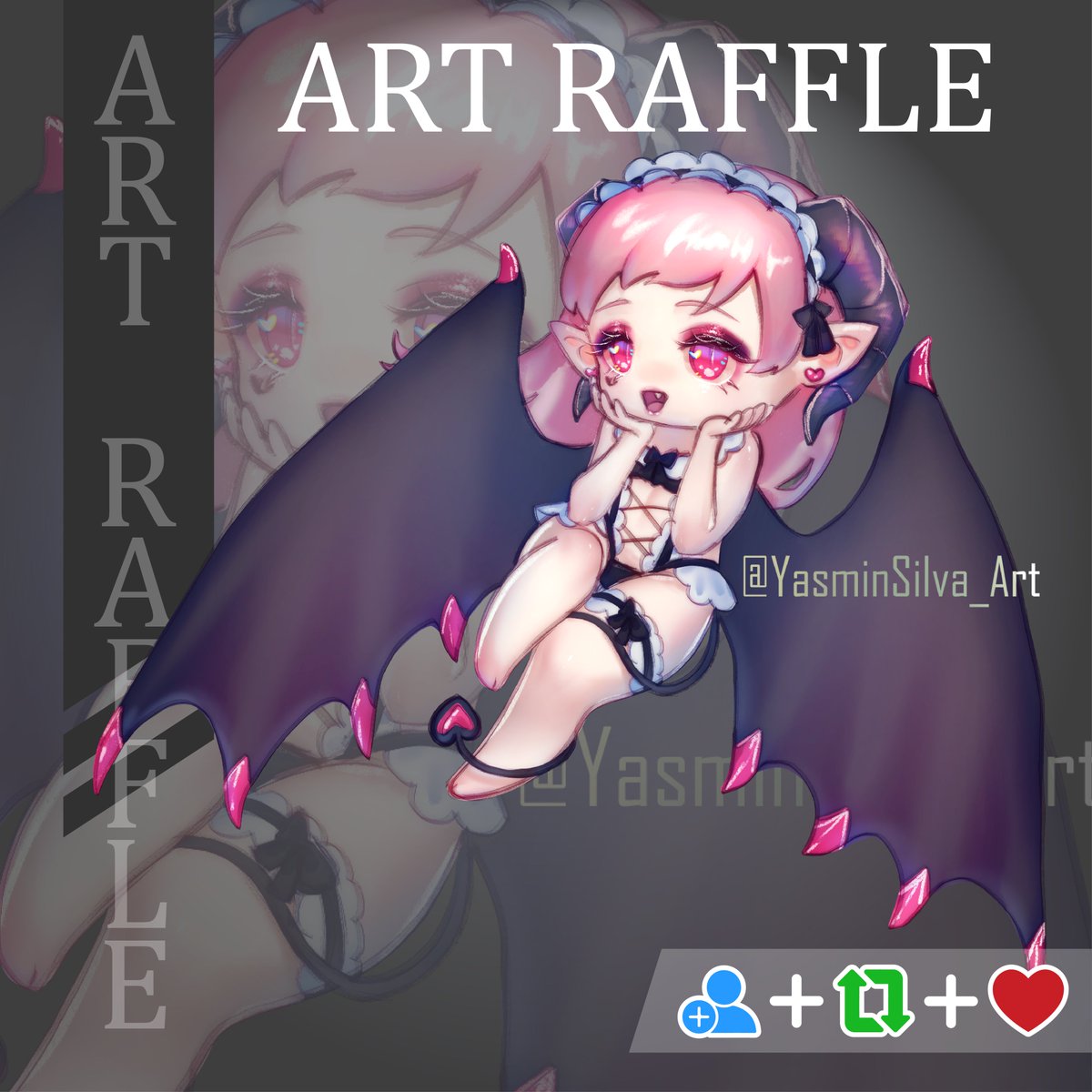 🐰CHIBI ART RAFFLE🐰

Rules : 
🐰Follow + Retweet + Like
🐰No spam under this post or raffle only accounts
🐰Art Raffle ends on 3rd August
🐰1 Winner

Comment your oc you'd want to have drawn if you'd like!