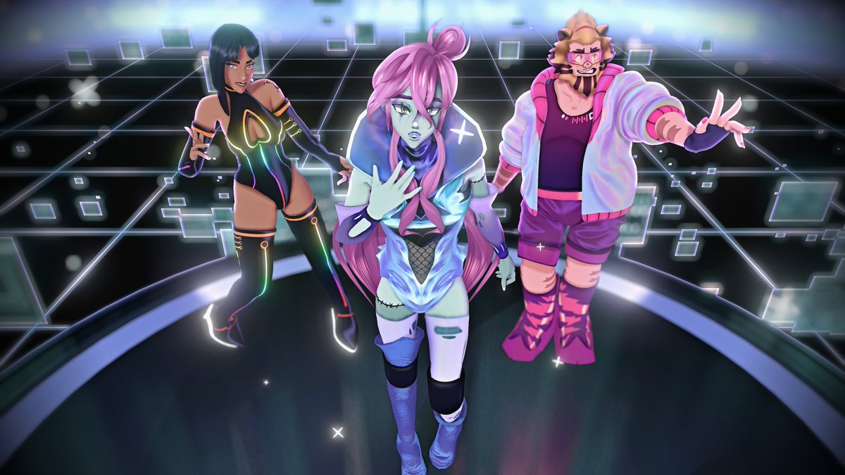 AlexFloareaVT's tweet image. The three horsemen of DiffSinger

@ChulieChu @tigermeat_ 

#MMD #3D #DiffSinger #VocalSynth