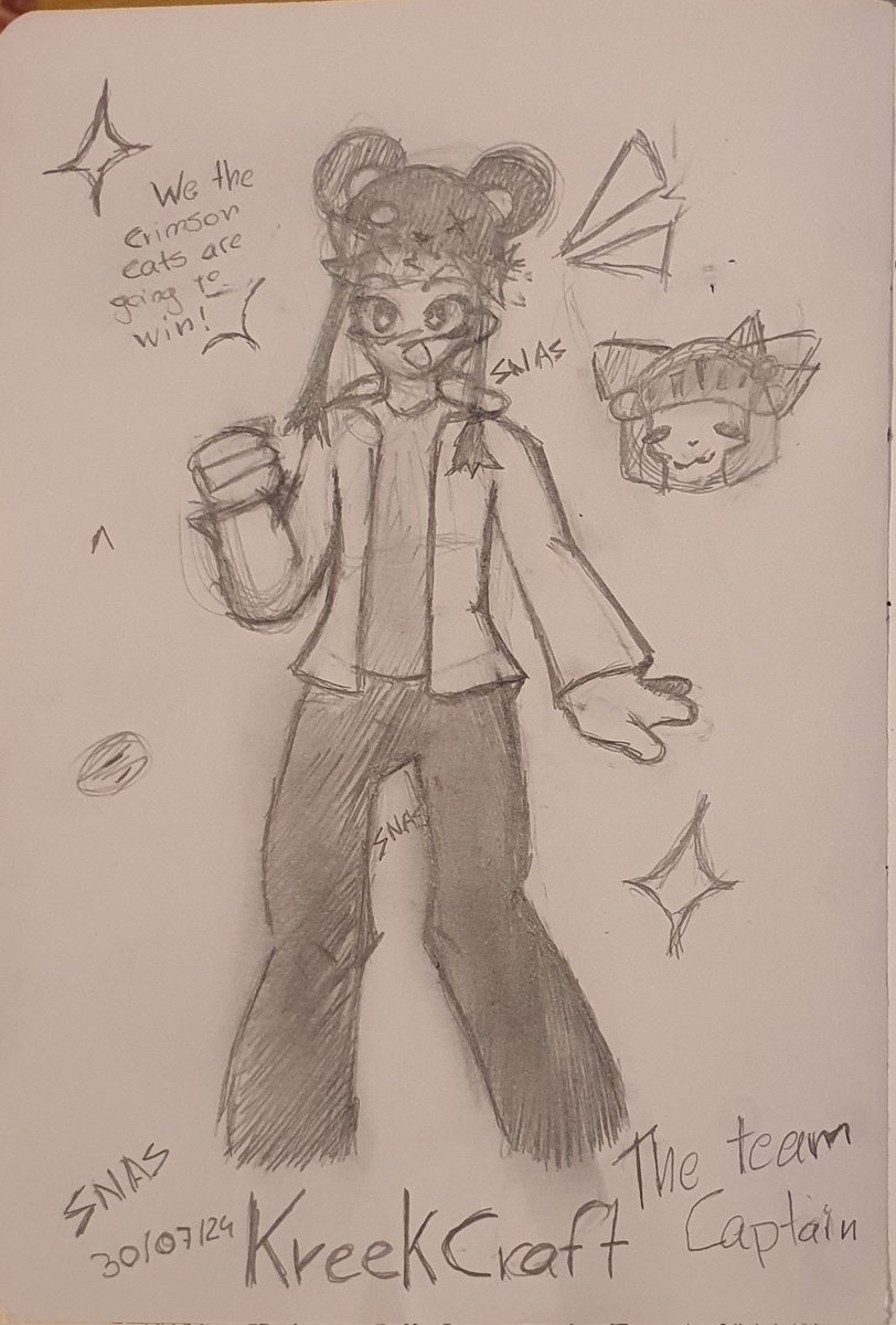 SnasPlays's tweet photo. @KreekCraft #crimsoncats #thegames #kreekcraftart https://t.co/bHA6bqVFp5