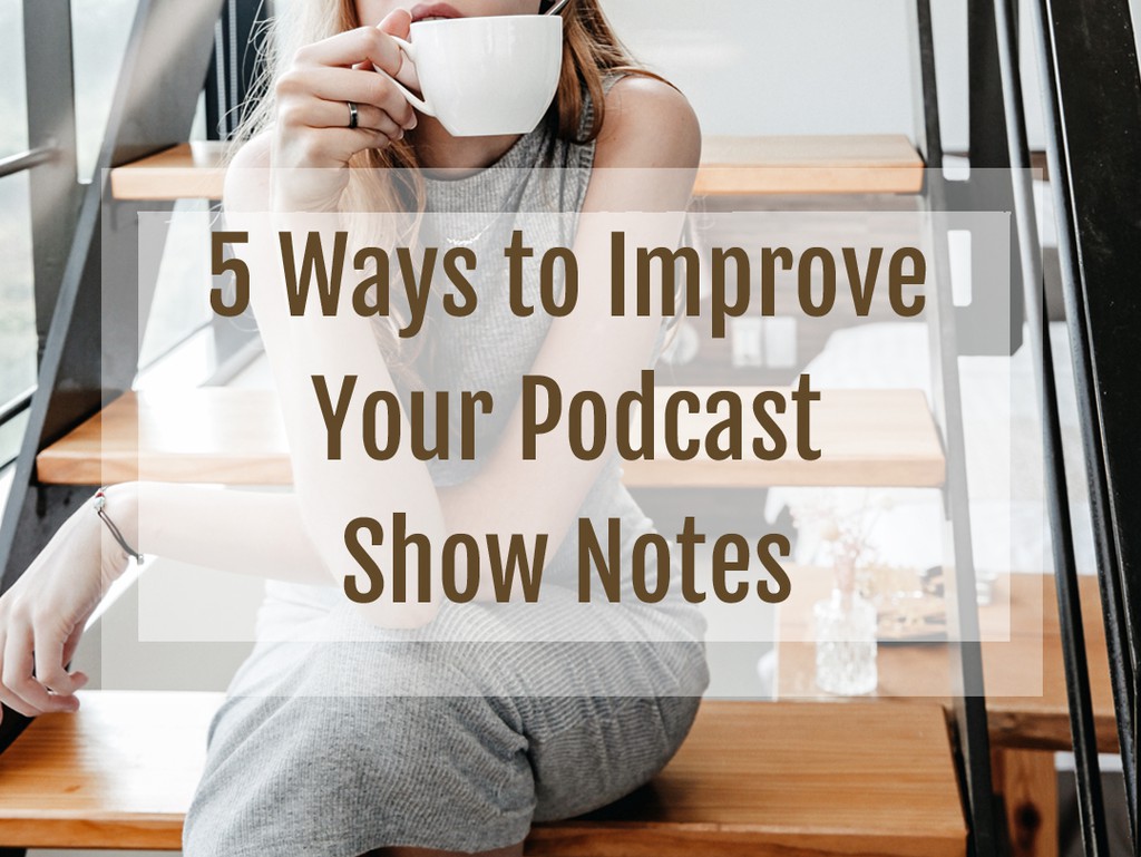 LeslieKeffler's tweet image. Include a call to action to let your show note readers know what the next step they should take is.

Read this blog post: Five Ways to Improve Your Podcast Show Notes
▸ lttr.ai/AVVgJ

#SearchEngineOptimization #PodcastShowNotes #PodcastEpisode #virtualassistant