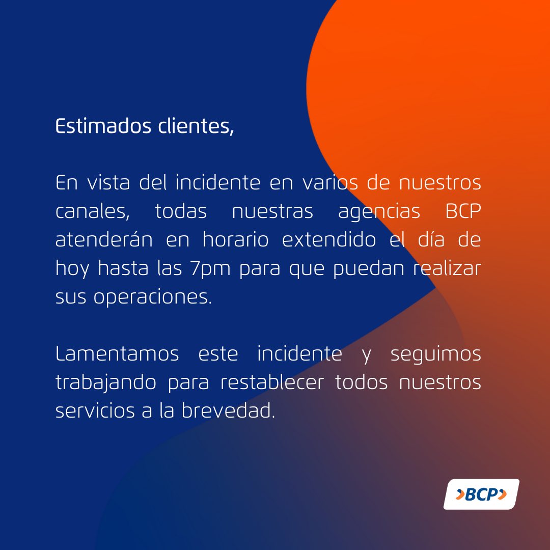 Ante lo comunicado previamente, estamos tomando la siguiente medida: 👇