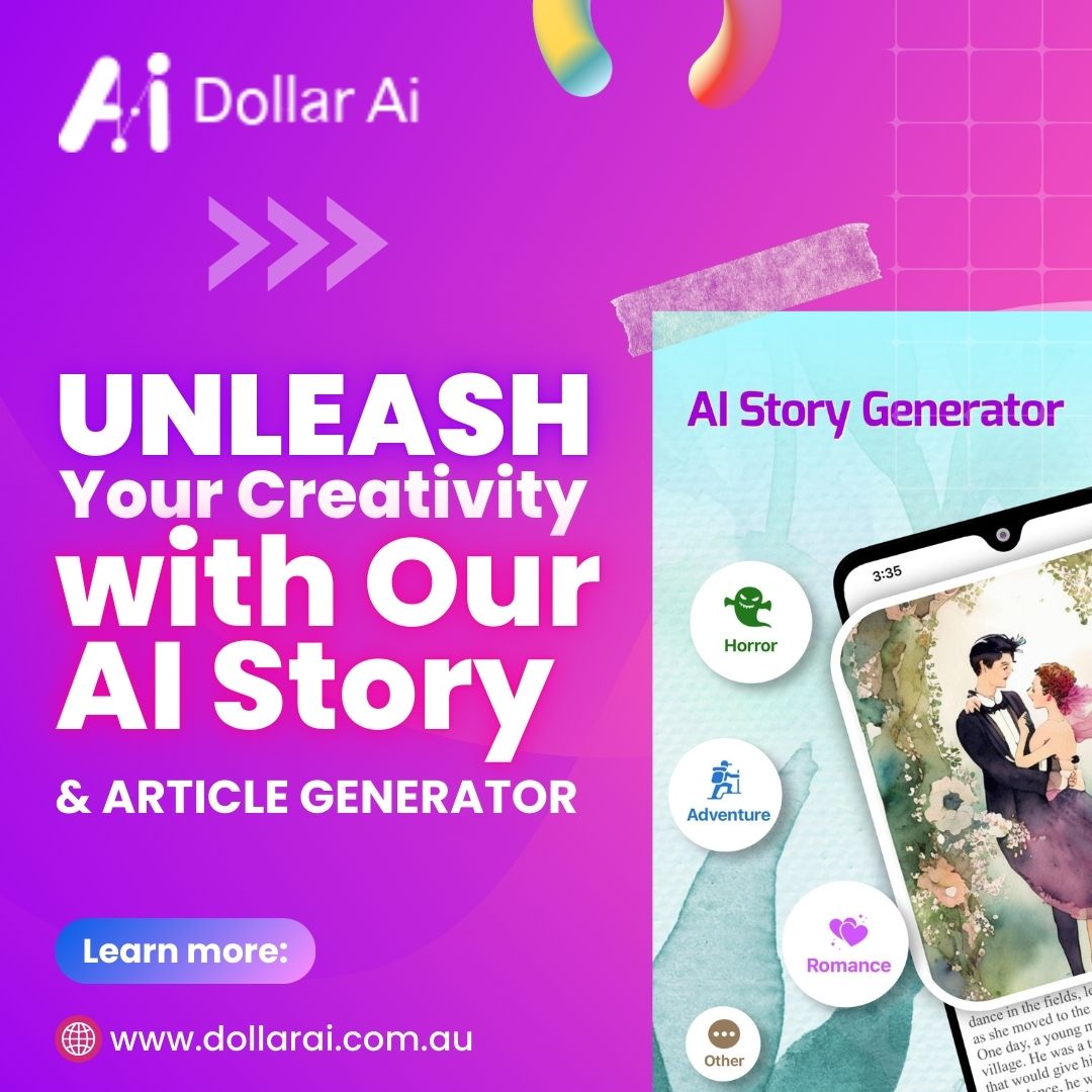 dollarai's tweet photo. Generate unique stories and articles tailored to your needs in just a few clicks!Whether you need a heartwarming tale, a gripping thriller, or an informative article,
----
🌐 https://t.co/4wOYTxR00G
.
.
.
.
#storytelling #contentcreation #aiwriting #creativewriting https://t.co/AtSyZ8hFt1