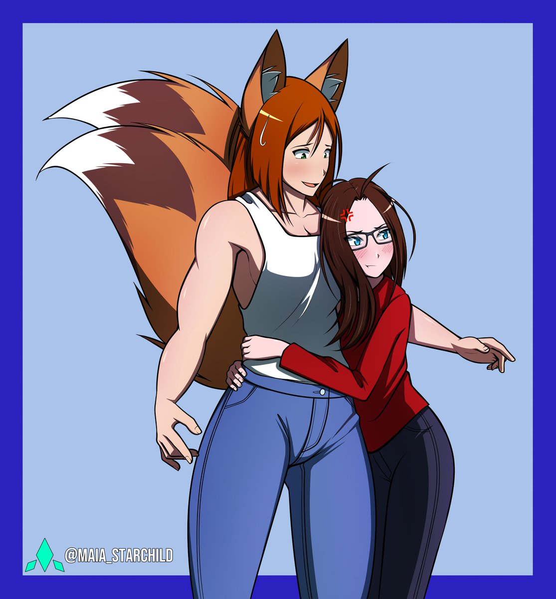 M and Ren
This one was Ren's idea~
#art