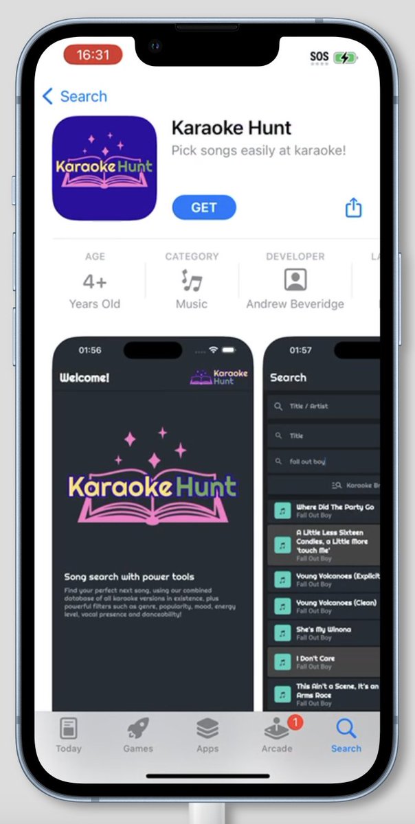 Andrew Beveridge π΄σ §σ ’σ ³σ £σ ΄σ Ώ πΊπ¦ (@beveradb) on Twitter photo KaraokeHunt is now finally live on iOS! π
(thanks for the numerous rounds of petty rejections, Apple...)
Onwards and upwards! @withBackdrop <a href="/_buildspace/">buildspace</a> KaraokeHunt is now finally live on iOS! π
(thanks for the numerous rounds of petty rejections, Apple...)
Onwards and upwards! @withBackdrop <a href="/_buildspace/">buildspace</a>