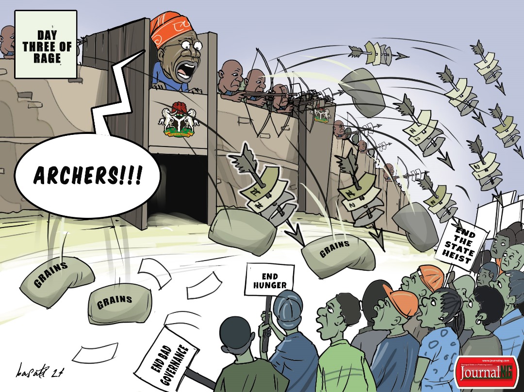 Citizen_SYusuf's tweet image. This is the real definition of TINUBU and his cabals.
We will come in peace towards this protest but if anyone of us got killed by any security agency or thugs attack us while security is watching the entire protest will change to #TinubuMUSTGo✊ #EndBadGovernanceInNigeria ✊