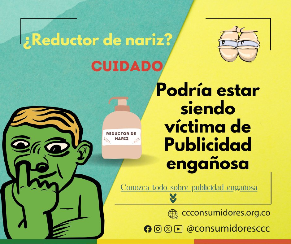 Consumidoresccc's tweet photo. 🌎 La Confederación Colombiana de Consumidores lo invita a conocer sus derechos y hacerlos valer 👈
#comprasegura #onlineshop #compraventa #ComprasOnline #compreasenintertenet #INTERNET #CompreSeguro #cláusulas #publicidad #Comerciantes #ventas #PRECIO #comprasseguras https://t.co/EBQpNOs6jW