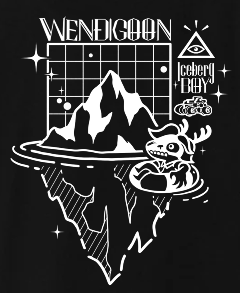 #Wendigoon fan shirt design😁
(Working on my graphic design skills)